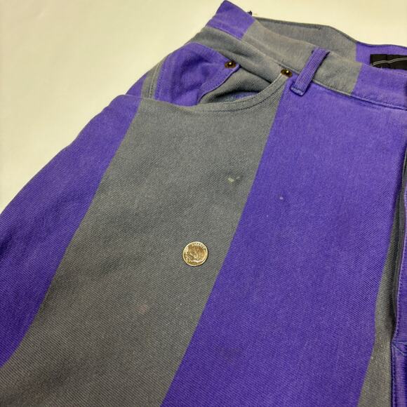 Vintage Marithe Francois Girbaud Striped Shorts Men's 32 10.5" 90s - Picture 11 of 13